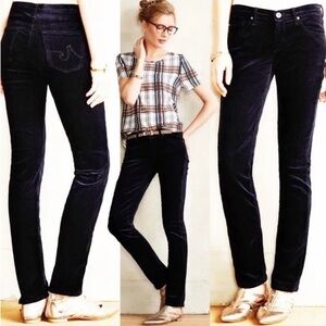 AG Adriano Goldschmied Navy Corduroy Stevie Pants Size 26